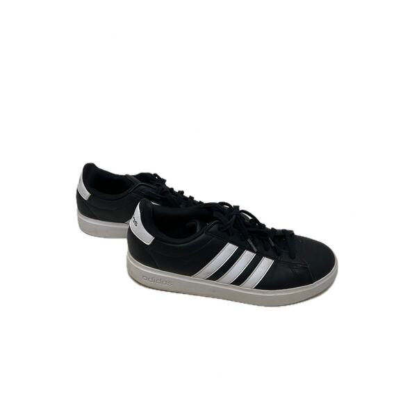 Adidas Men's Black and White Sneakers - Picture 3 of 7